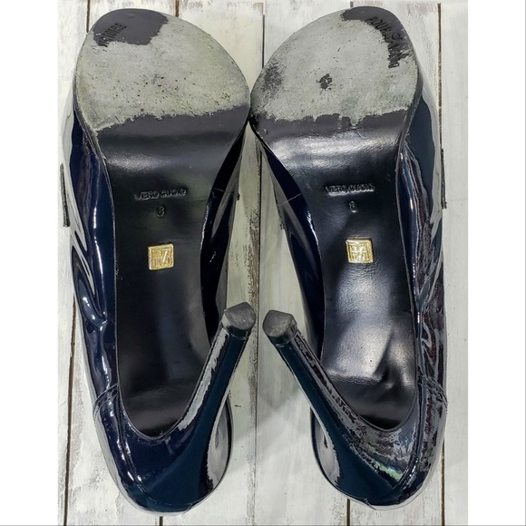 Pour La Victoire Black Patent Leather Heels - Picture 5 of 6